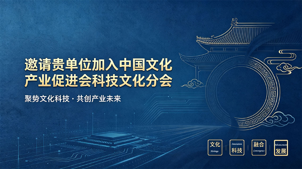 诚邀您加入中国文化产业促进会科技文化分会